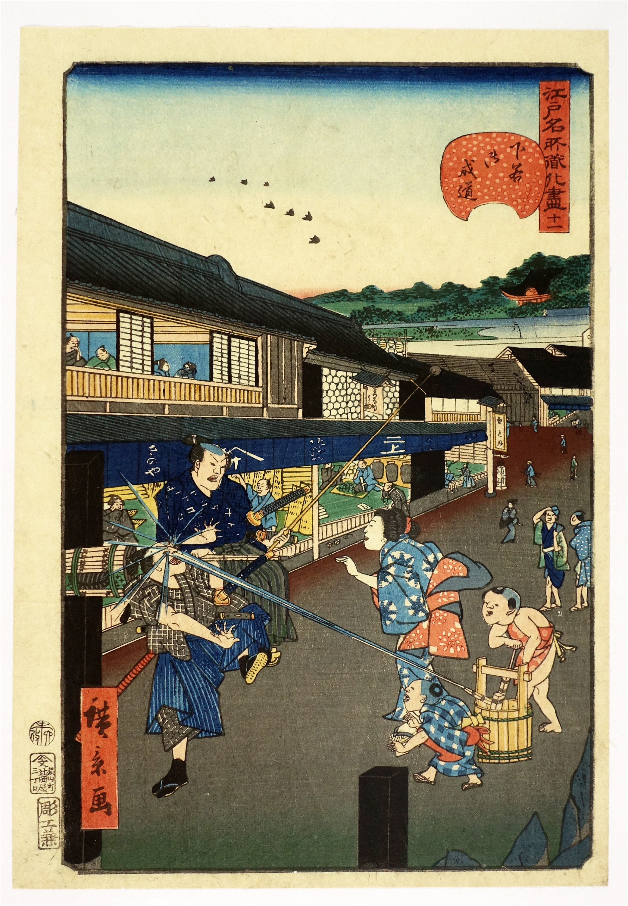 く*@様 純金絵画アートシリーズコレクション　「見返り美人」浮世絵　逸品 K24 浮島・玲那」 2024年_50×50cm 亜麻布・岩絵具・膠・墨・金銀泥